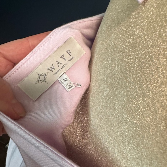 WAYF Cowl Neck Lavender Halter Top M. 2 for $20 - Picture 6 of 8